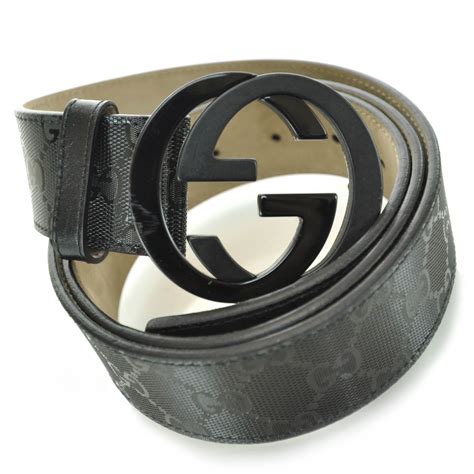 all black gucci belt cheap|black gucci imprime belt.